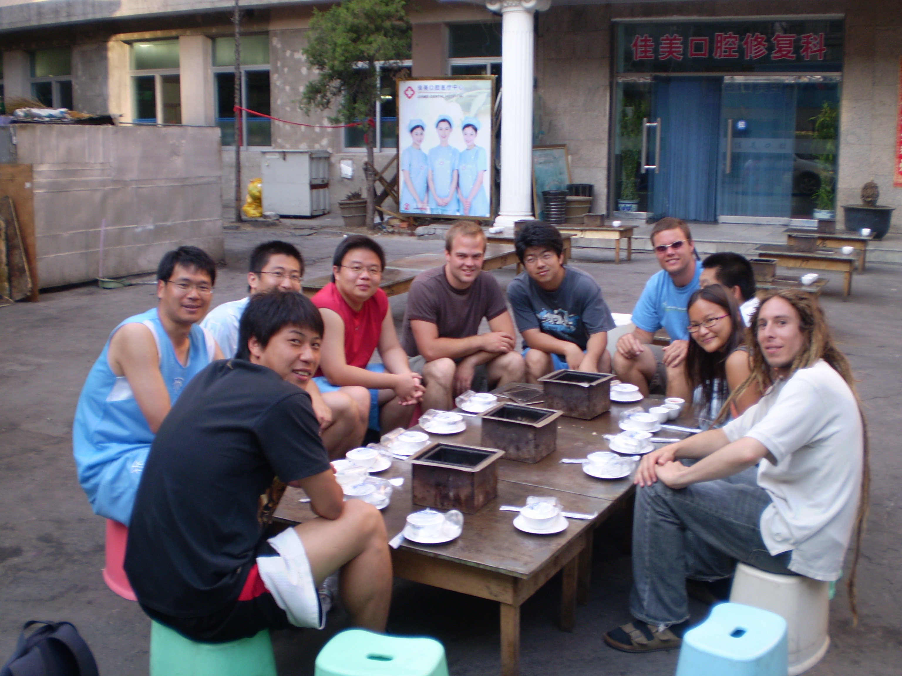 UCSB students in China.